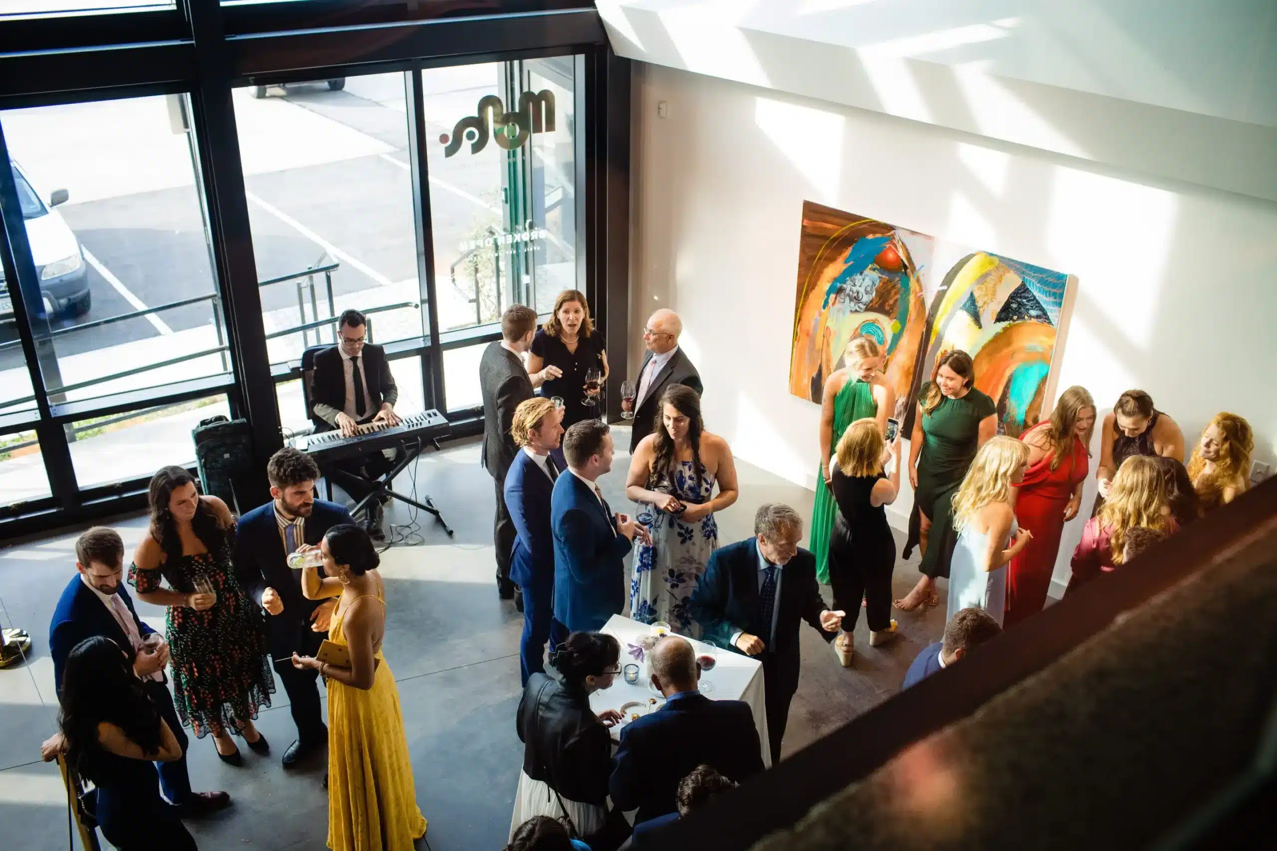 Cocktail Reception in Gallery Atrium