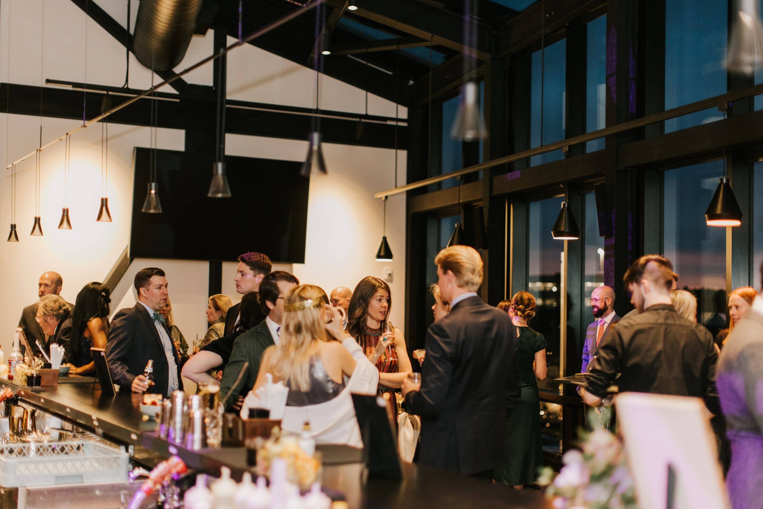 Cocktail Hour in Sky Bar